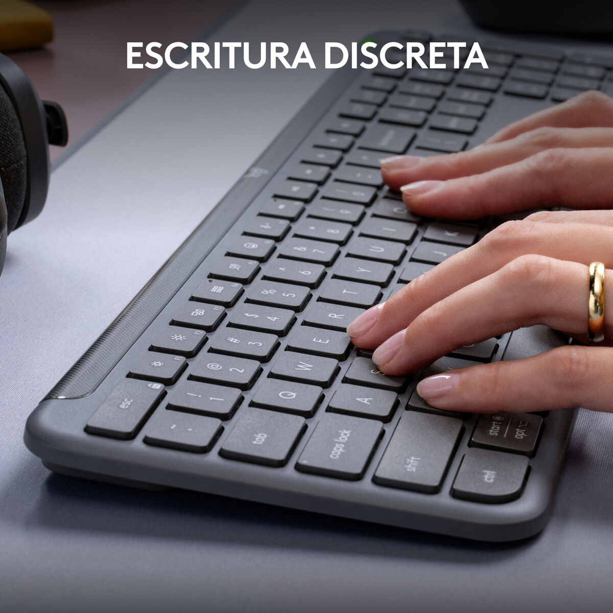 Bežična Tipkovnica Logitech 920-012455 Grafit QWERTY